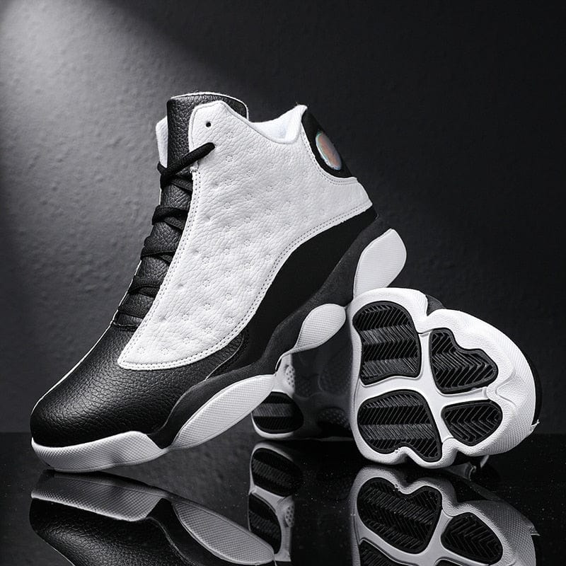 Men's Mixed-Color Breathable Basketball Sneakers, Couple Fitness Trainers