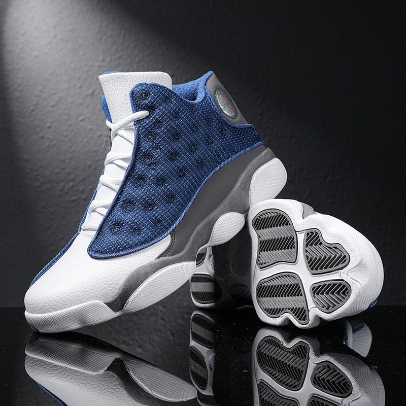 Men's Mixed-Color Breathable Basketball Sneakers, Couple Fitness Trainers