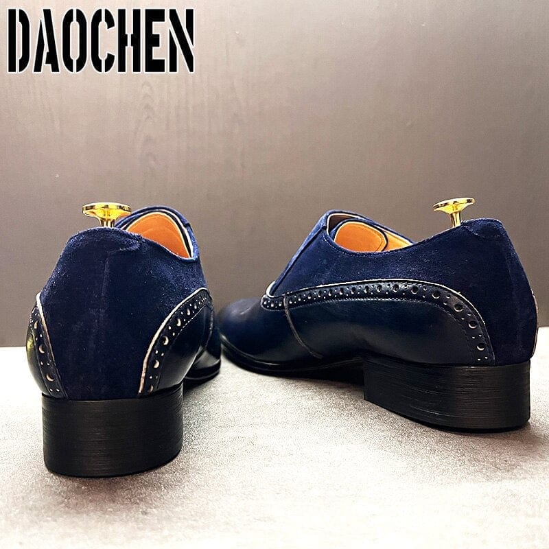 Men's Handmade Genuine Leather Slip-On Loafer Dress Shoes