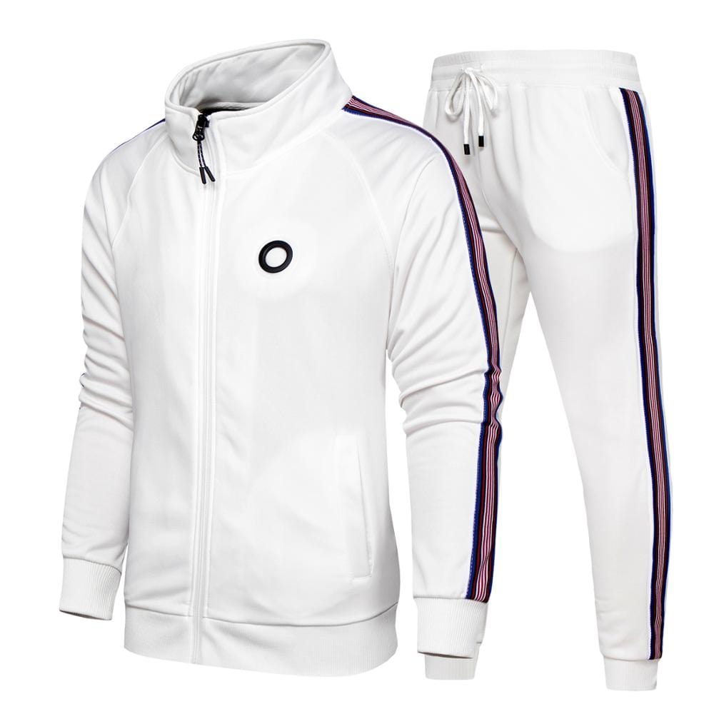 Men's Military Hooded Jacket and Jogger Tracksuit Set