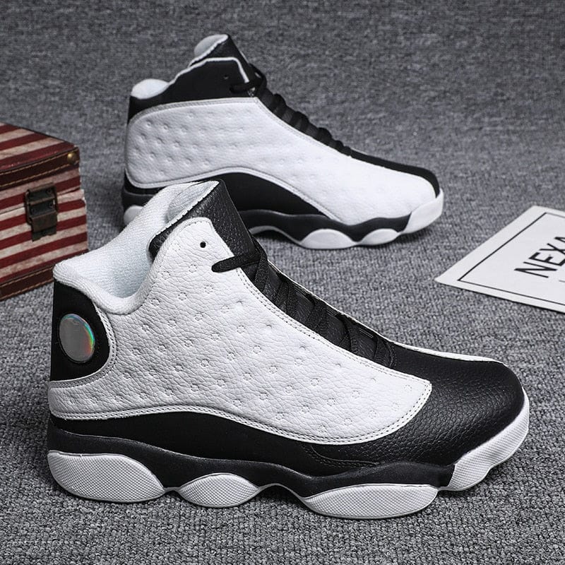 Men's Mixed-Color Breathable Basketball Sneakers, Couple Fitness Trainers