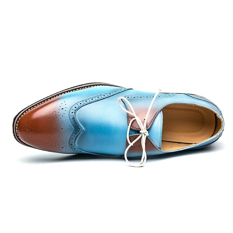 Men's Classic Brogue PU Dress Shoes