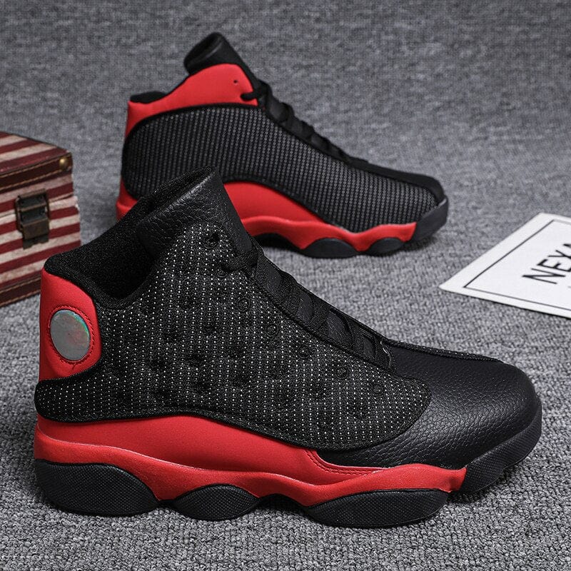 Men's Mixed-Color Breathable Basketball Sneakers, Couple Fitness Trainers
