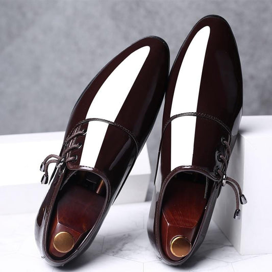 Mazefeng 2019 Men Dress Shoes Men Formal Shoes Leather Luxury Fashion Groom Wedding Shoes Men Oxford Shoes Dress Plus Size 38-48
