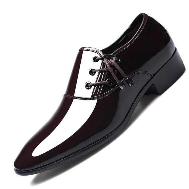 Mazefeng 2019 Men Dress Shoes Men Formal Shoes Leather Luxury Fashion Groom Wedding Shoes Men Oxford Shoes Dress Plus Size 38-48