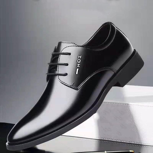 Mazefeng Classic Business Men Dress Shoes Wedding Shoes Men Slip on Office Oxford Shoes for Men 2020 New