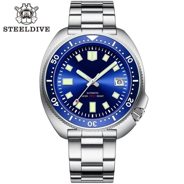 SD1970 Steeldive Brand 44MM Men NH35 Dive Watch with Ceramic Bezel