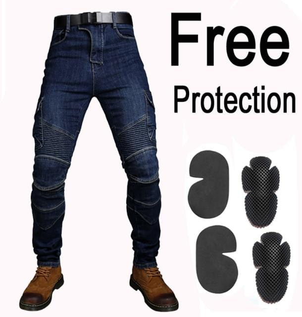 Neues Design Motorradhose Herren Motorradjeans Schutzkleidung Reittouren Motorradhose 718 Motocross-Hose mit Protektoren