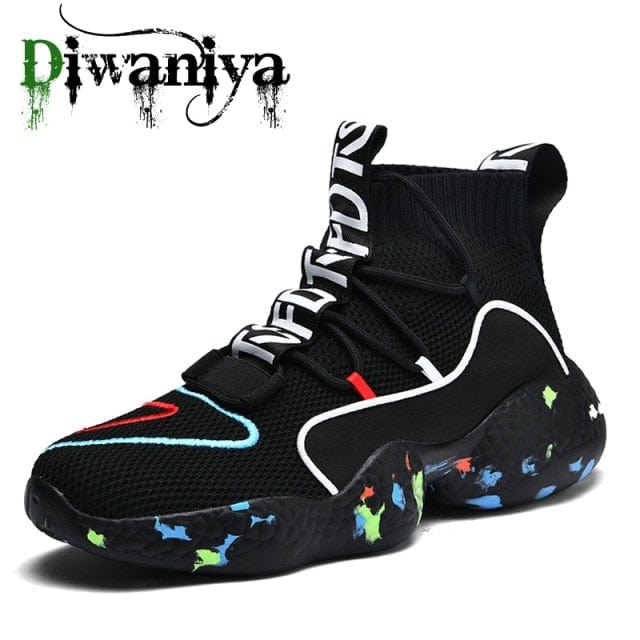 Men's High Top Basketball Sneakers Ankle Boots