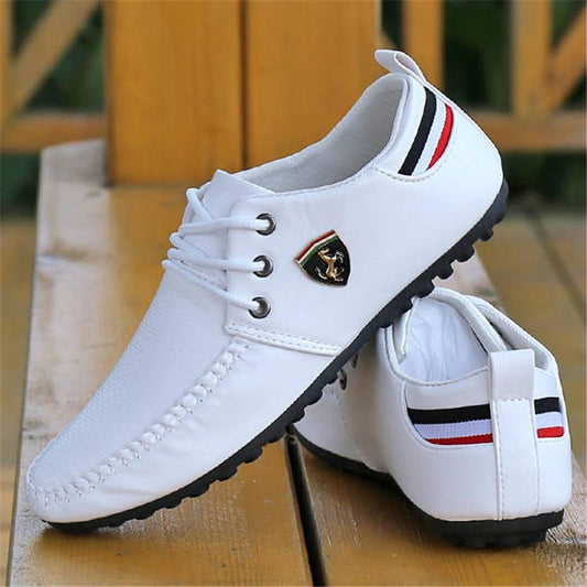2021 Breathable Solid Color Slip Men Driving Shoes Spring And Autumn New Style Breathable Men's Peas Shoes the British Sneakers