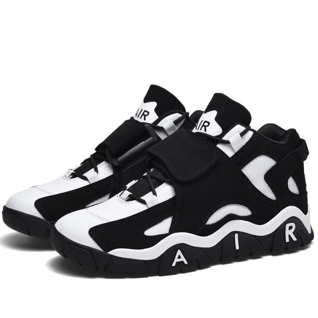 Men's High Top Air Cushion Mesh Basketball Sneakers