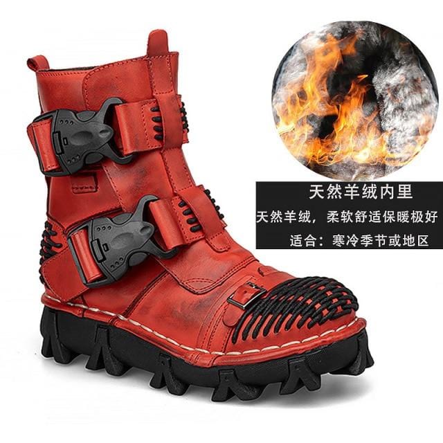 Fashion Men Motorcycle Boots Itali Riding Boot Winter Ankle Boots Military Boot Genuine Leather Safety Shoe Western Boots Cowboy