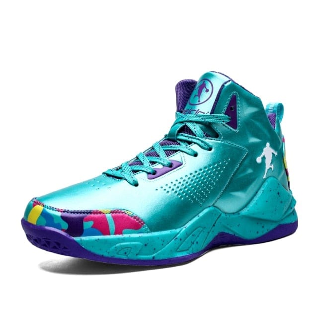 Men's Retro High-Top Lace-Up Basketball Walking Sneakers