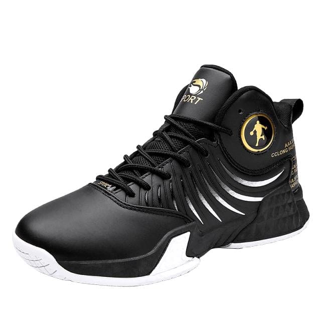 Men's Retro High-Top Lace-Up Basketball Walking Sneakers