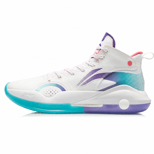 Li-Ning YUSHUAI XV basketball shoes white teal