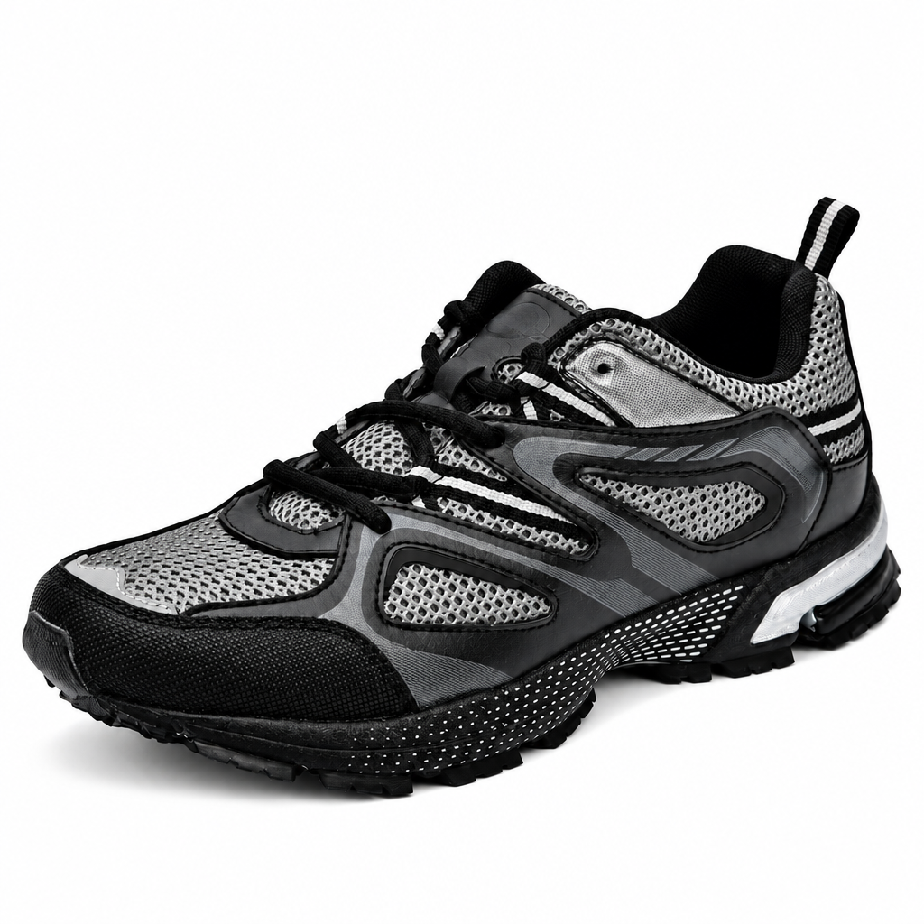 Men's running shoe side profile