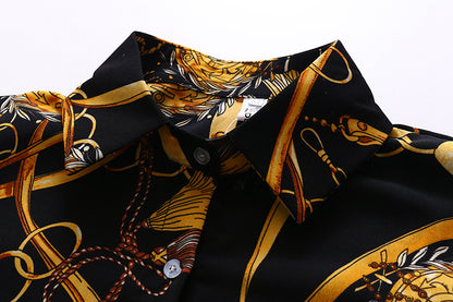 Fashion Women Shirts Vintage Button Tees Blouse Sexy Big Large Top Loose Casual Tops Cardigan