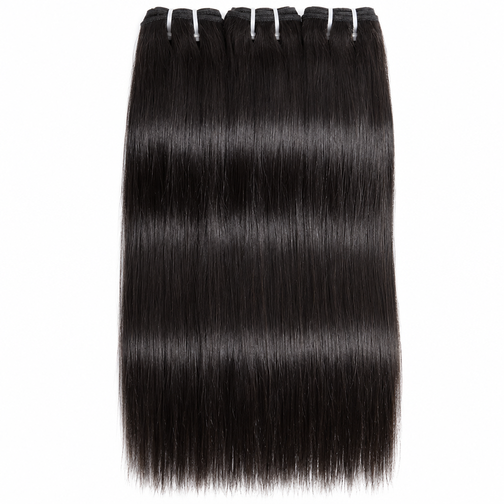 16A straight remy hair bundles full length
