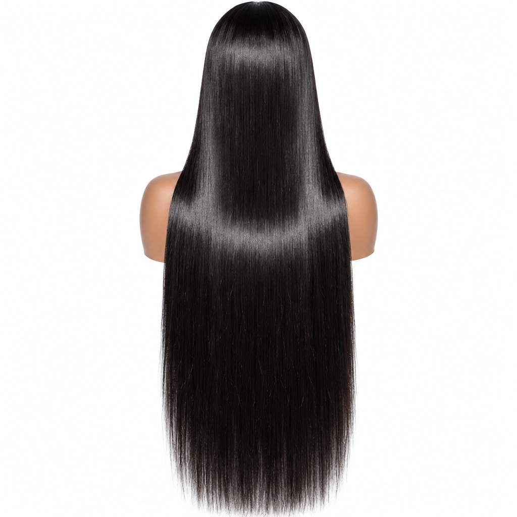 Bone straight 5x5 HD frontal wig back length