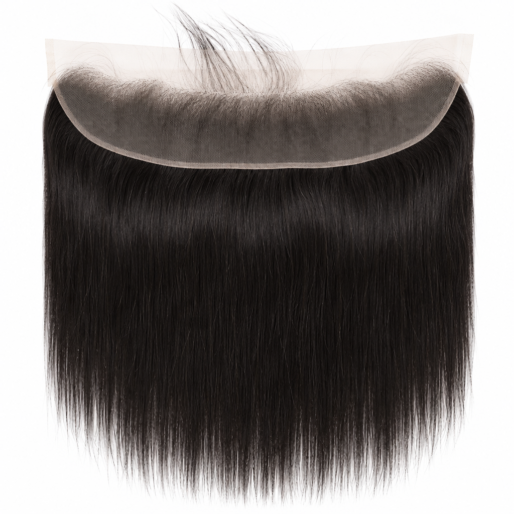 Straight 13x6 lace frontal 12A Brazilian product view