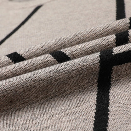 New Fashion Brand Knit High End Designer Winter Wool Pullover Black Sweater For Man Cool Autum Casual Jumper Mens Clothing
