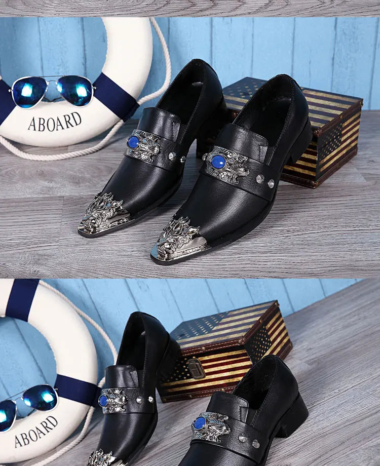 Sommer neue atmungsaktive Business Bankett Herrenschuhe Leder Herren Party Freizeitschuhe Modell personalisierte Show Hochzeitsschuhe