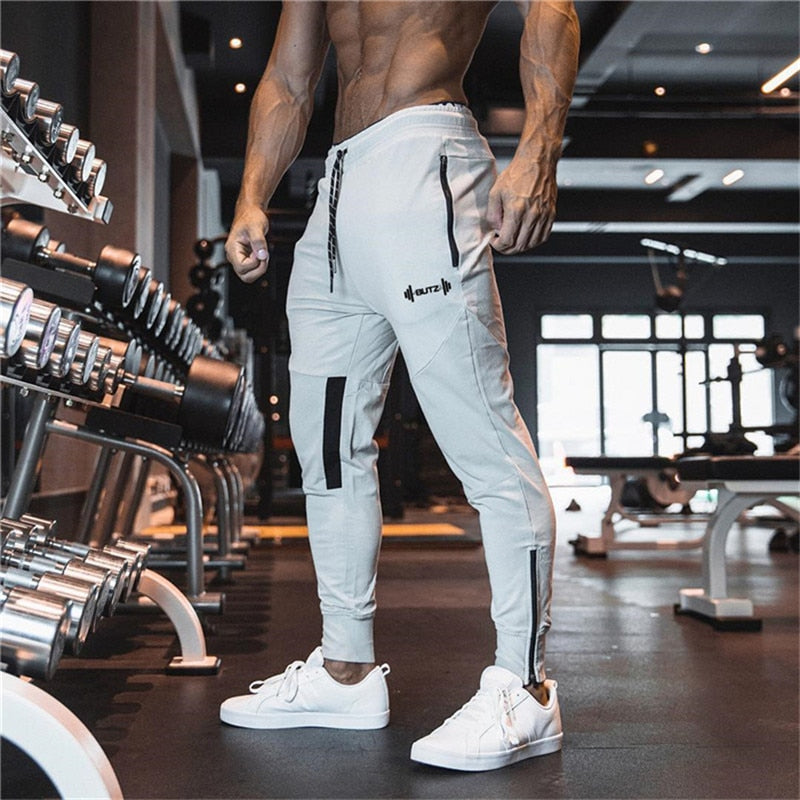 2022 Newest Men Sweatpants Gyms Fitness Sports pants Bodybuilding Joggers Workout Trousers Men Running Cotton Pencil Pants men