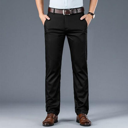 Spring summer new men's pants business high quality brand stretch straight pants men casual pants trousers men clothing
