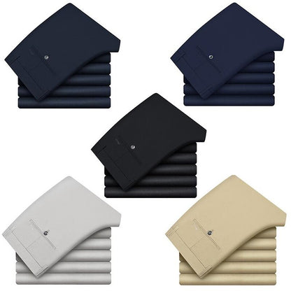 Spring summer new men's pants business high quality brand stretch straight pants men casual pants trousers men clothing