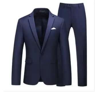 2026 Men's Red Suit 2-Piece Sets, Wedding Party Dress Coat and Pants Asian Size Terno Masculino Black White Blue Costume Homme