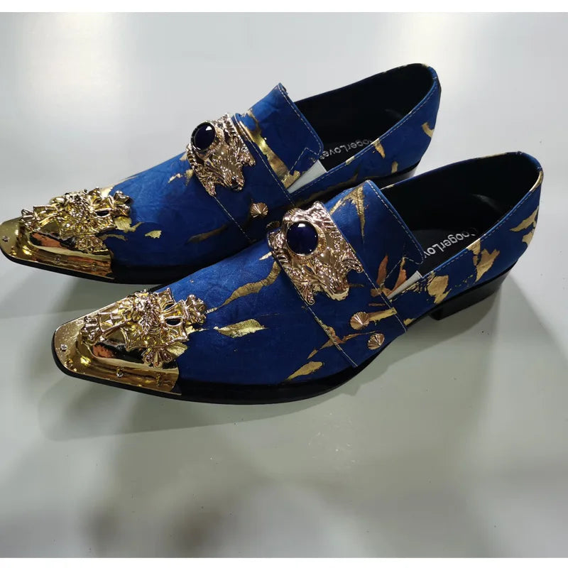 Sommer neue atmungsaktive Business Bankett Herrenschuhe Leder Herren Party Freizeitschuhe Modell personalisierte Show Hochzeitsschuhe