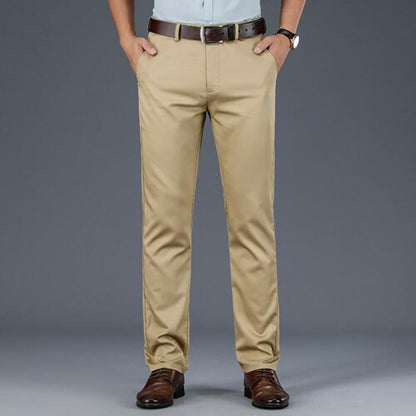Spring summer new men's pants business high quality brand stretch straight pants men casual pants trousers men clothing
