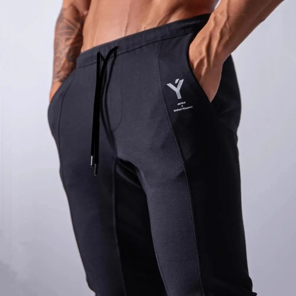 Joggers Sweatpants Men Casual Skinny Pants Black Trousers Male Gym Fitness Workout Cotton Trackpants Spring Autumn Sportswear