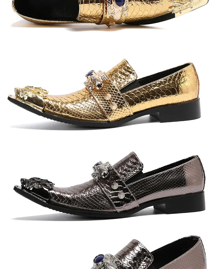 Sommer neue atmungsaktive Business Bankett Herrenschuhe Leder Herren Party Freizeitschuhe Modell personalisierte Show Hochzeitsschuhe