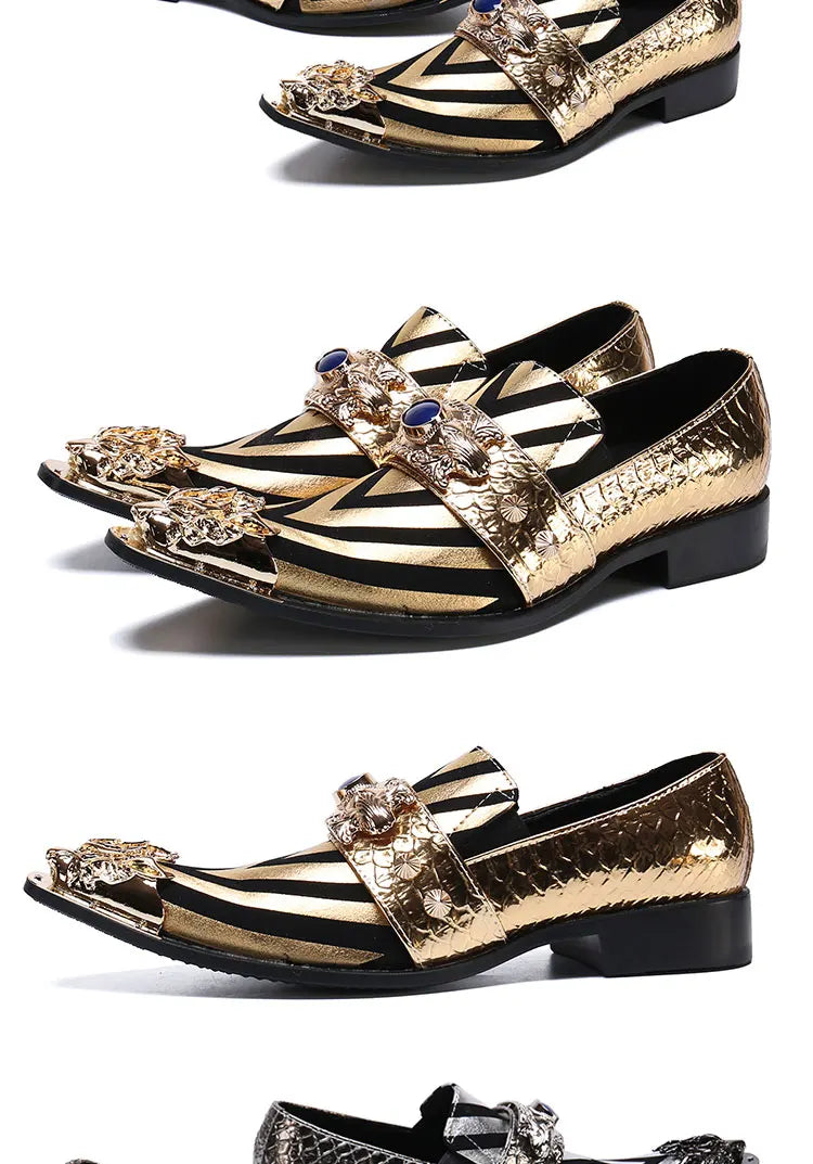 Sommer neue atmungsaktive Business Bankett Herrenschuhe Leder Herren Party Freizeitschuhe Modell personalisierte Show Hochzeitsschuhe