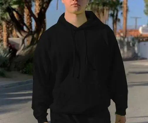 Neon Green Style Men's Fashion Tracksuit Solid 2 Pieces Long Sleeve Hoody+Loose Swearpants Casual Sportsuit Men  Newest OMSJ