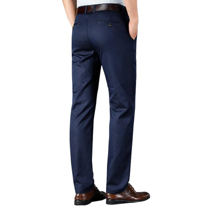 Spring summer new men's pants business high quality brand stretch straight pants men casual pants trousers men clothing