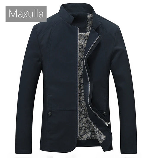 Maxulla Spring Mens Jacket Casual Mens Outwear Windbreaker Slim Coats Male Fashion Hip Hop Anorak Jackets Men Bomber Jackets 5XL