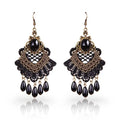 YiYaoFa Handmade Exaggerated Jewelry Set Gothic Jewelry Black Lace Necklace & Earring Women Accessories Party Jewelry FYS-01