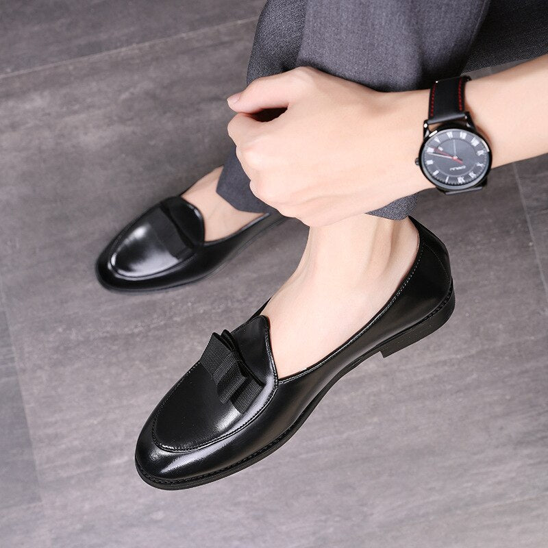 Fashion Men Loafer New Handmade Retro double monk buckle straps Casual Shoes Men Moccasins For Men Leather Flat Shoes