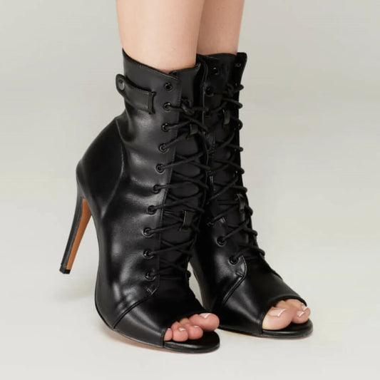 Women's  Brand Party Boots Women's Sexy stilettos High Heels Footwear Women Latin dance heels shoes Latin  For Ballroom