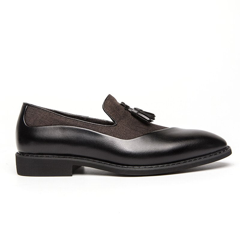 Misalwa, pantofi bărbați cu ciucuri, pantofi din piele Oxford pentru bărbați britanici, albastru, negru, ascuțit, elegant, rochie de petrecere de nuntă, pantofi la modă, formale