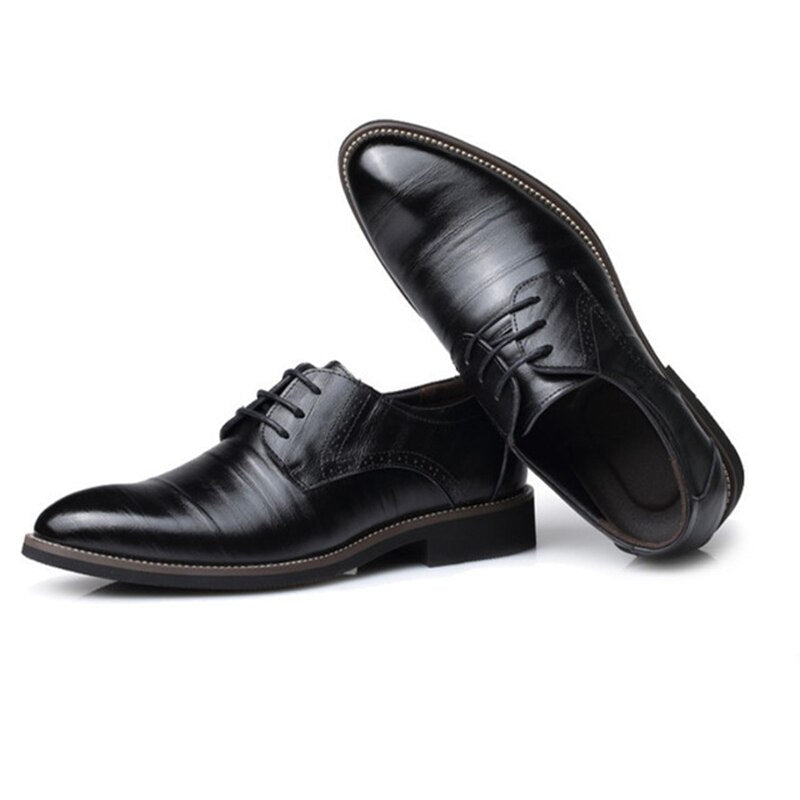 2022 New Men&#39;s Pointed Straps Business Retro Shoes Men&#39;s Fashion Casual Dress Shoes Wedding Shoes Sapato Social Masc