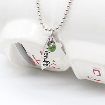 Best Friend 3/4 Piece Set Necklace BFF Necklace Female Love Friendship Pendant Choker Fashion  Men And Women Jewelry Gift 2025