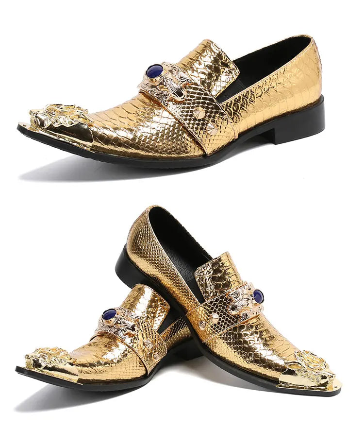 Sommer neue atmungsaktive Business Bankett Herrenschuhe Leder Herren Party Freizeitschuhe Modell personalisierte Show Hochzeitsschuhe