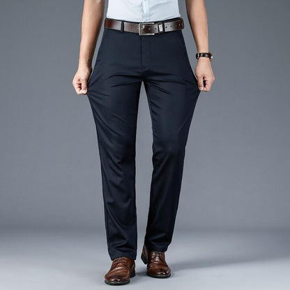 Spring summer new men's pants business high quality brand stretch straight pants men casual pants trousers men clothing