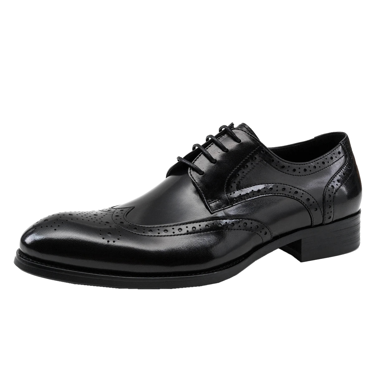 Hanmce Shoes For Men With Free Shipping Multi-color Fashion Breathable Leather Businese Wedding Brogue Shoes