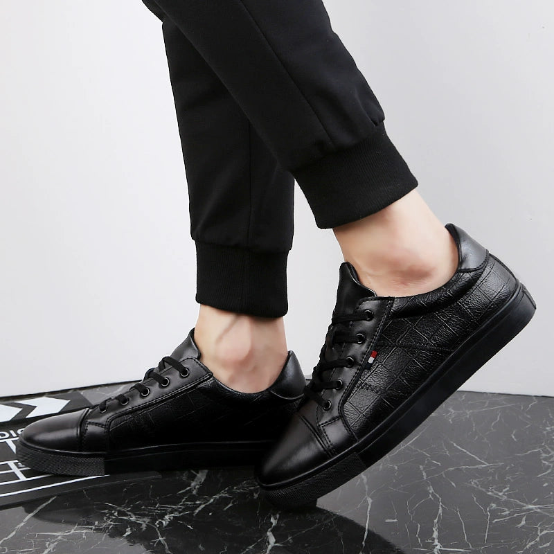 Jordan Black Leather No. Leisure Extra Large Oversized Sneakers