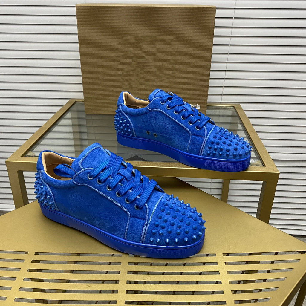 Mens Rivets Womens Casual Shoes For Man Designer Sneakers Flats Male Footwear