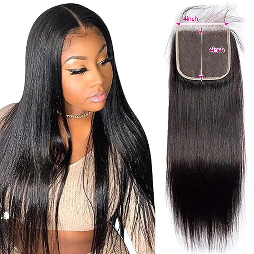 Frontal Only 13x6 Straight 13x6 13X4 HD Lace Frontal Brazilian Human Hair Preplucked 4x4 5x5 6x6 Transparent Lace 2x6 Hd Lace Closure Human Hair